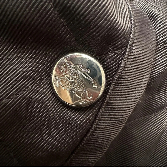 BURBERRY Black Vintage Dranefeld Jacket Size Small - Picture 12 of 17